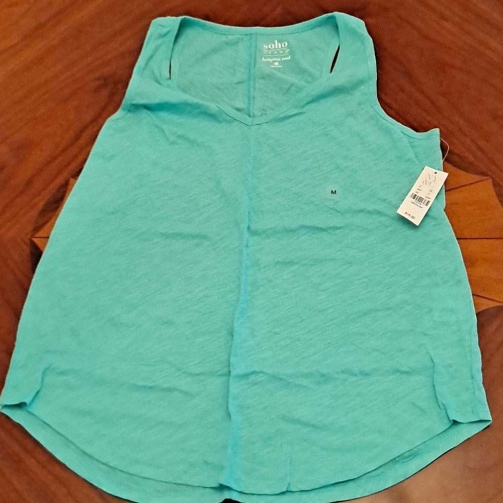 NWT NY&Co aqua tank top